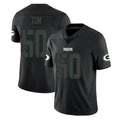 STECN GB.Packers #50 Zach Tom Player Black Impact Limited Home Game Stitched Jerseys