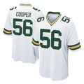 STECN GB.Packers #56 Edgerrin Cooper Player White Home Game Stitched Jerseys