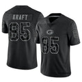 STECN GB.Packers #85 Tucker Kraft Player Black RFLCTV Limited Stitched Jerseys