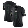 STECN GB.Packers #8 Josh Jacobs Player Black Impact Limited Home Game Stitched Jerseys