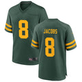 STECN GB.Packers #8 Josh Jacobs Player Green Home Replica Stitched Jerseys