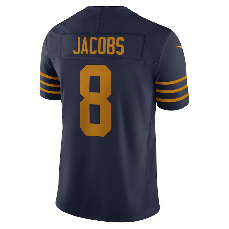 STECN GB.Packers #8 Josh Jacobs Player Navy The 1923 Classic Vapor F.U.S.E. Limited Game Stitched Jerseys
