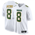 STECN GB.Packers #8 Josh Jacobs Player White Fashion Game Stitched Jerseys