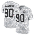 STECN GB.Packers #90 Lukas Van Ness Player Arctic Camo Salute To Service Limited Stitched Jerseys