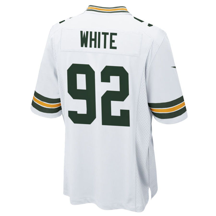 STECN GB.Packers #92 Reggie White Player White Home Game Stitched Jerseys