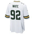 STECN GB.Packers #92 Reggie White Player White Home Game Stitched Jerseys