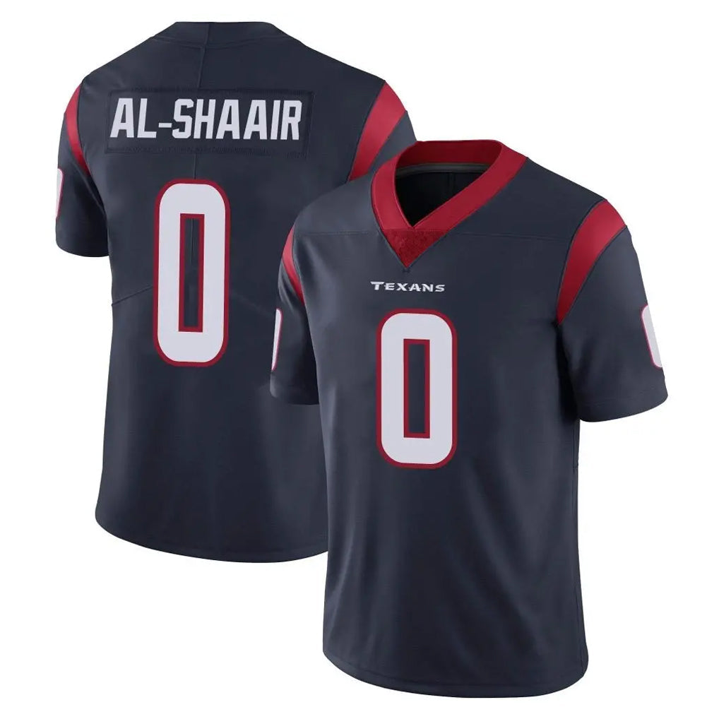 STECN H.Texans #0 Azeez Al-Shaair Player Navy Limited Vapor Untouchable Home Game Stitched Jerseys