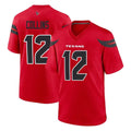STECN H.Texans #12 Nico Collins Player Red Alternate Home Game Stitched Jerseys