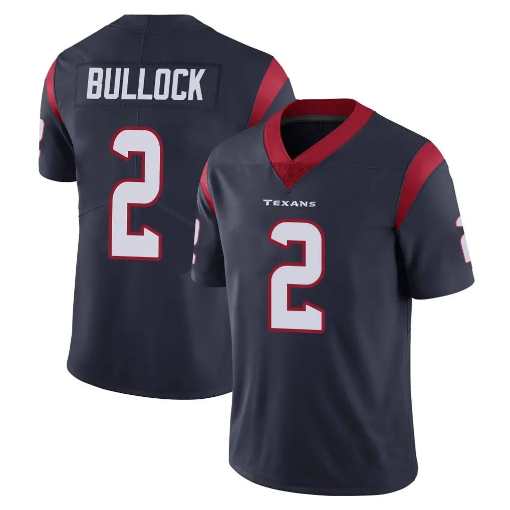 STECN H.Texans #2 Calen Bullock Player Navy Limited Vapor Untouchable Home Game Stitched Jerseys