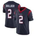 STECN H.Texans #2 Calen Bullock Player Navy Limited Vapor Untouchable Home Game Stitched Jerseys