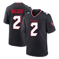 STECN H.Texans #2 Calen Bullock Player Navy Team Home Game Stitched Jerseys