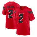 STECN H.Texans #2 Calen Bullock Player Red Alternate Home Game Stitched Jerseys