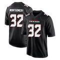 STECN H.Texans #32 David Montgomery Player Carbon Black Fashion Home Game Stitched Jerseys