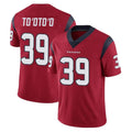 STECN H.Texans #39 Henry To'oTo'o Player Red Limited Vapor Untouchable Home Game Stitched Jerseys