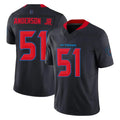 STECN H.Texans #51 Will Anderson Jr. Player Navy Limited 2nd Alternate Vapor F.U.S.E. Home Game Stitched Jerseys
