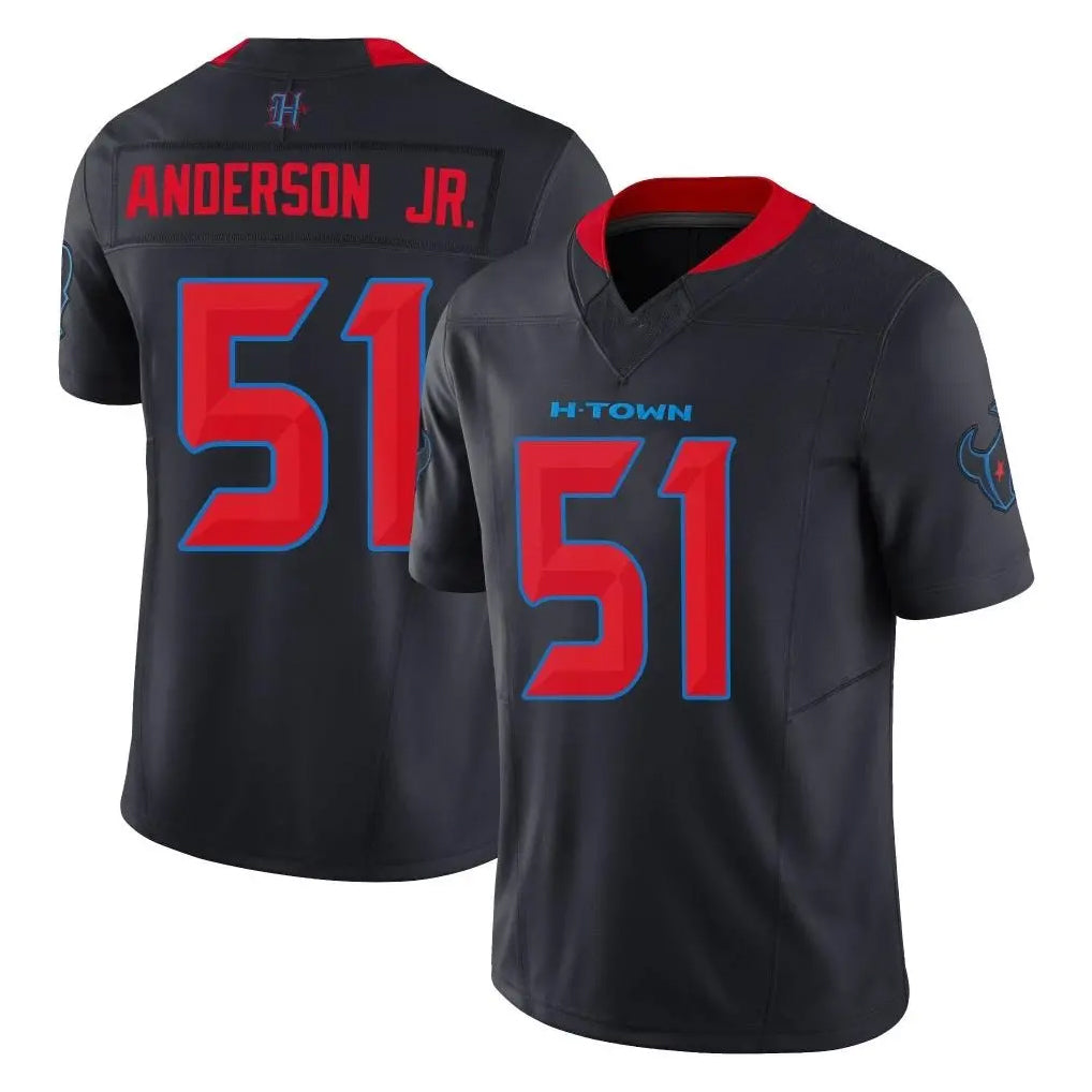 STECN H.Texans #51 Will Anderson Jr. Player Navy Limited 2nd Alternate Vapor F.U.S.E. Home Game Stitched Jerseys