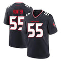 STECN H.Texans #55 Danielle Hunter Player Navy Team Home Game Stitched Jerseys
