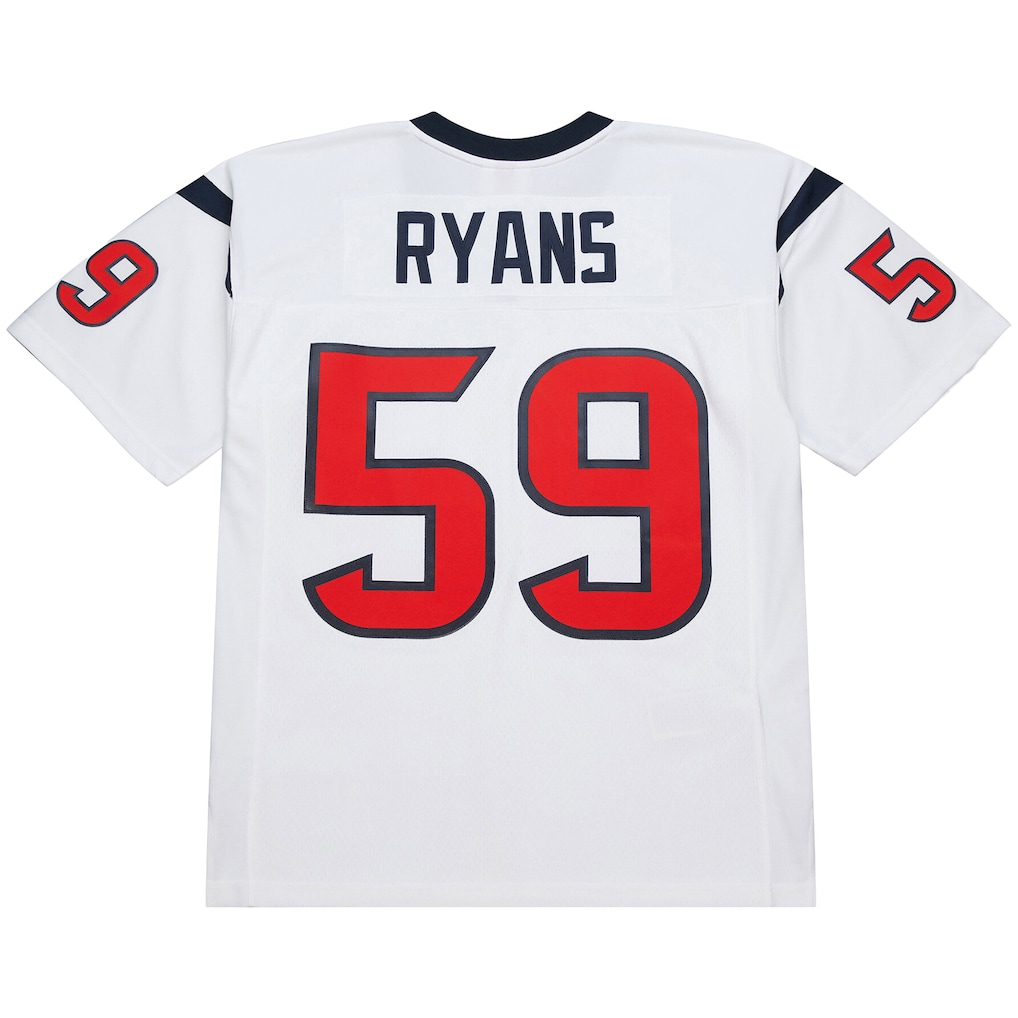 STECN H.Texans #59 DeMeco Ryans Mitchell & Ness White 2006 Legacy Replica Jersey Stitched Puhic