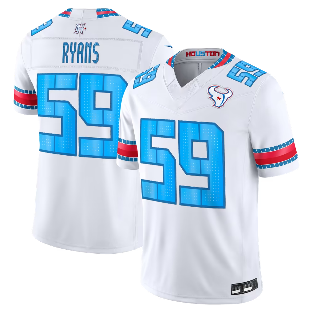 STECN H.Texans #59 DeMeco Ryans White 2026 Rivalries Collection Limited Stitched Jerseys