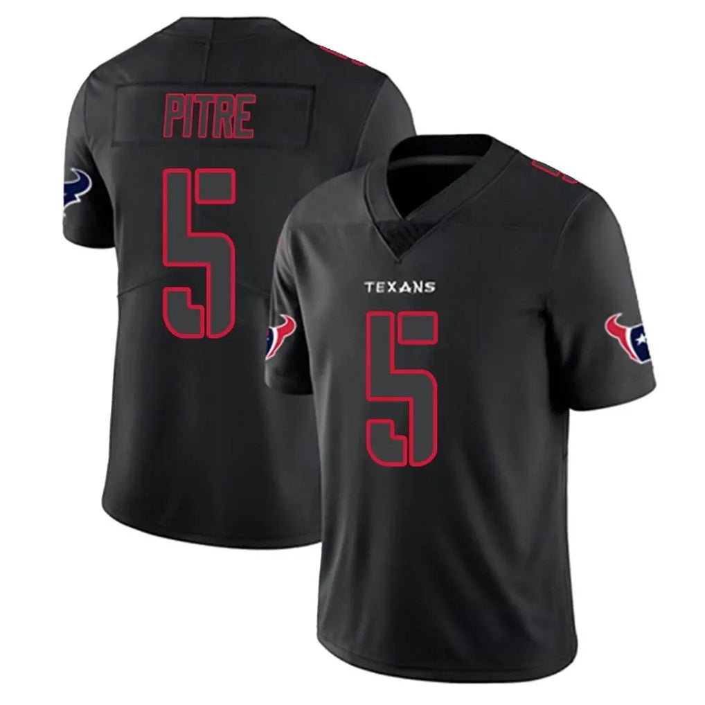 STECN H.Texans #5 Jalen Pitre Player Black Impact Limited Game Stitched Jerseys