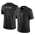 STECN H.Texans #5 Jalen Pitre Player Black Reflective Limited Game Stitched Jerseys