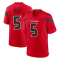 STECN H.Texans #5 Jalen Pitre Player Red Alternate Home Game Stitched Jerseys