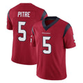 STECN H.Texans #5 Jalen Pitre Player Red Limited Vapor Untouchable Home Game Stitched Jerseys