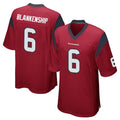 STECN H.Texans #6 Reed Blankenship Player Red Home Game Stitched Jerseys