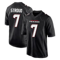 STECN H.Texans #7 CJ Stroud Player Carbon Black Fashion Home Game Stitched Jerseys