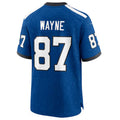 STECN IN.Colts #87 Reggie Wayne Royal Retired Player Game Jersey American Stitched Football Jerseys