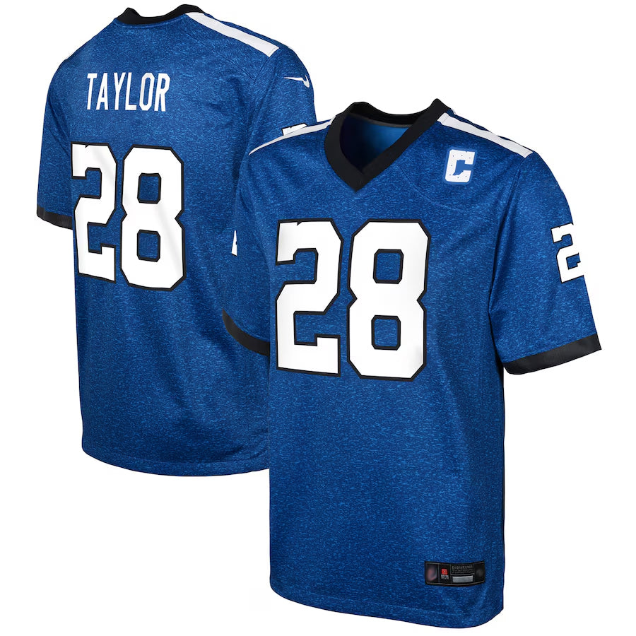 STECN IN.Colts Indiana Nights Alternate Game Stitched Jerseys - Royal - #28 Jonathan Taylor Player