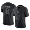 STECN IN.Colts #0 Camryn Bynum Player Black Reflective Limited Game Stitched Jerseys