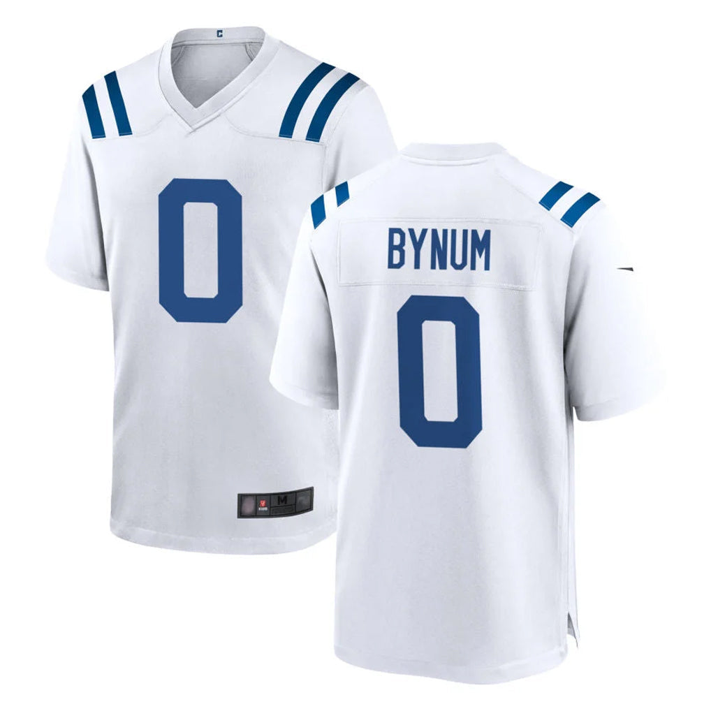 STECN IN.Colts #0 Camryn Bynum Player White Home Game Stitched Jerseys