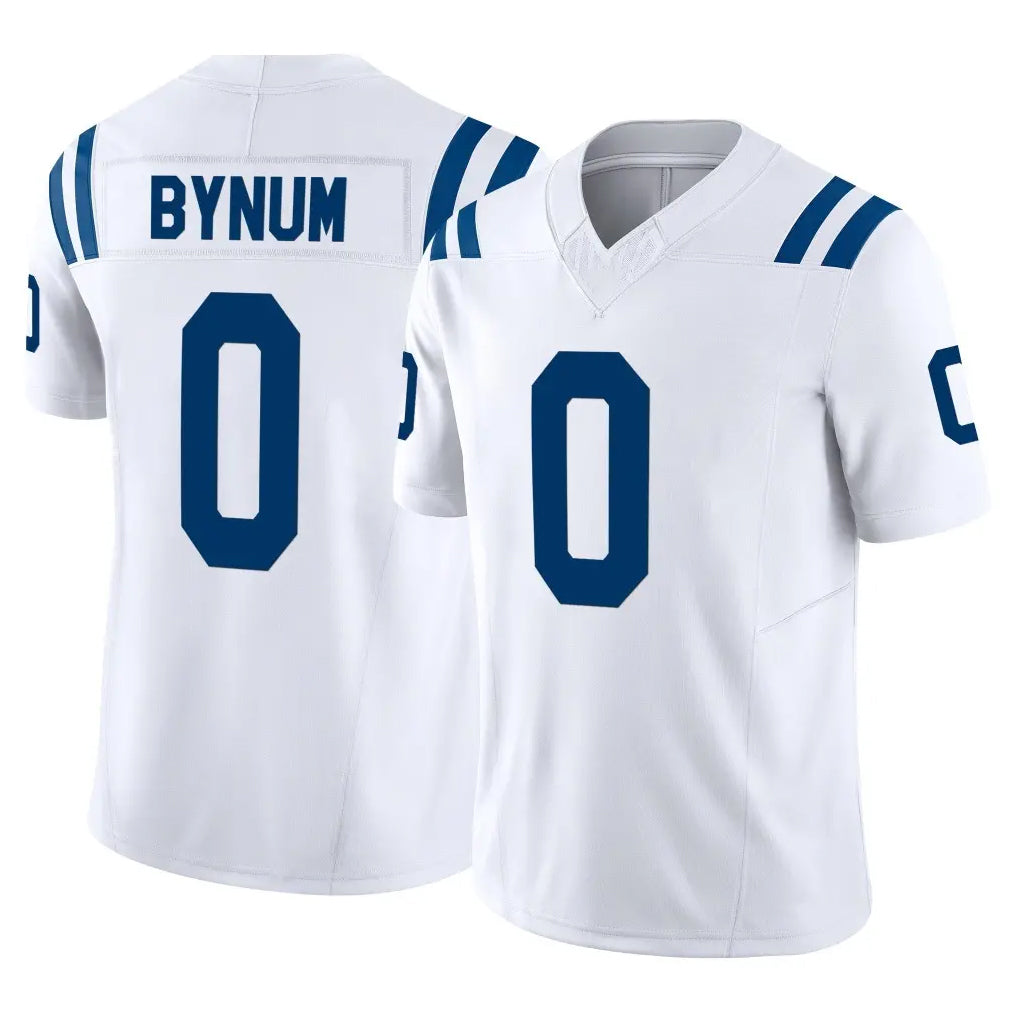STECN IN.Colts #0 Camryn Bynum Player White Limited Vapor F.U.S.E. Home Game Stitched Jerseys