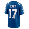 STECN IN.Colts #17 Daniel Jones Player Royal Home Game Stitched Jerseys