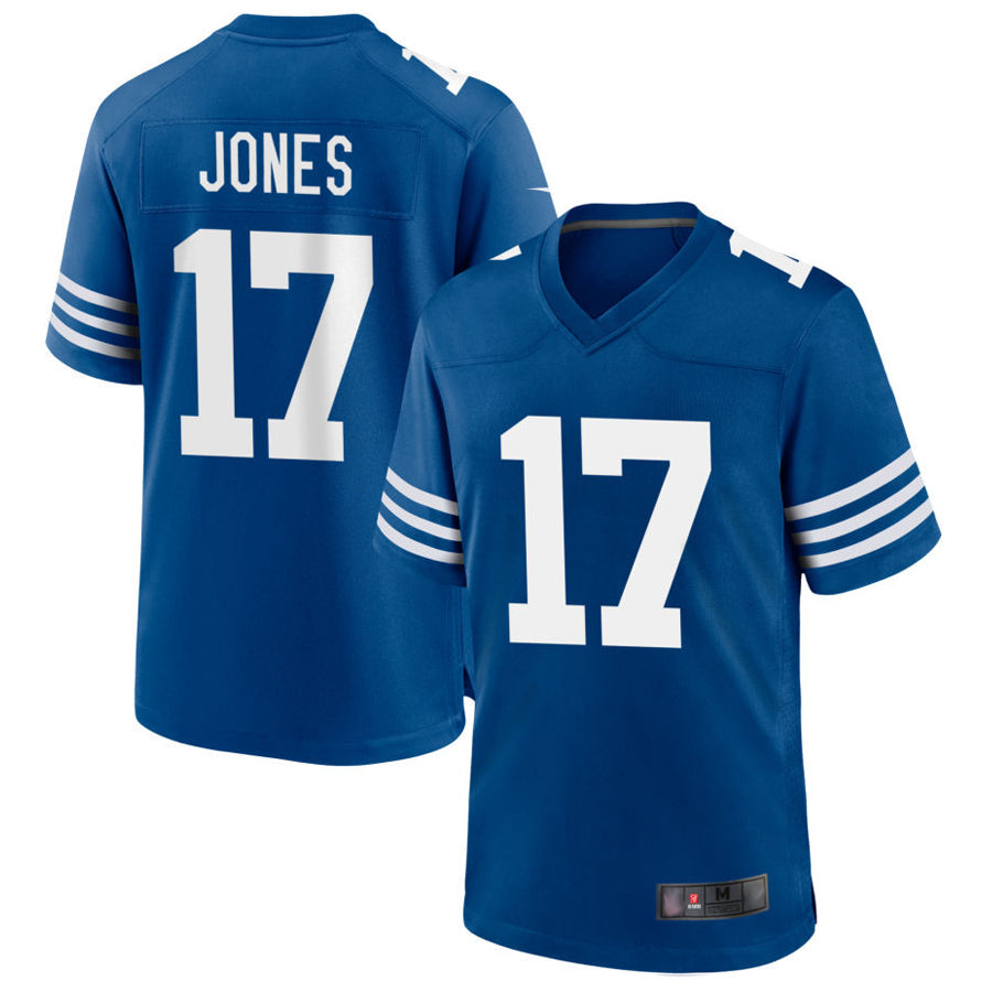 STECN IN.Colts #17 Daniel Jones Player Royal Limited Game Stitched Jerseys