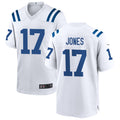 STECN IN.Colts #17 Daniel Jones Player White Home Game Stitched Jerseys