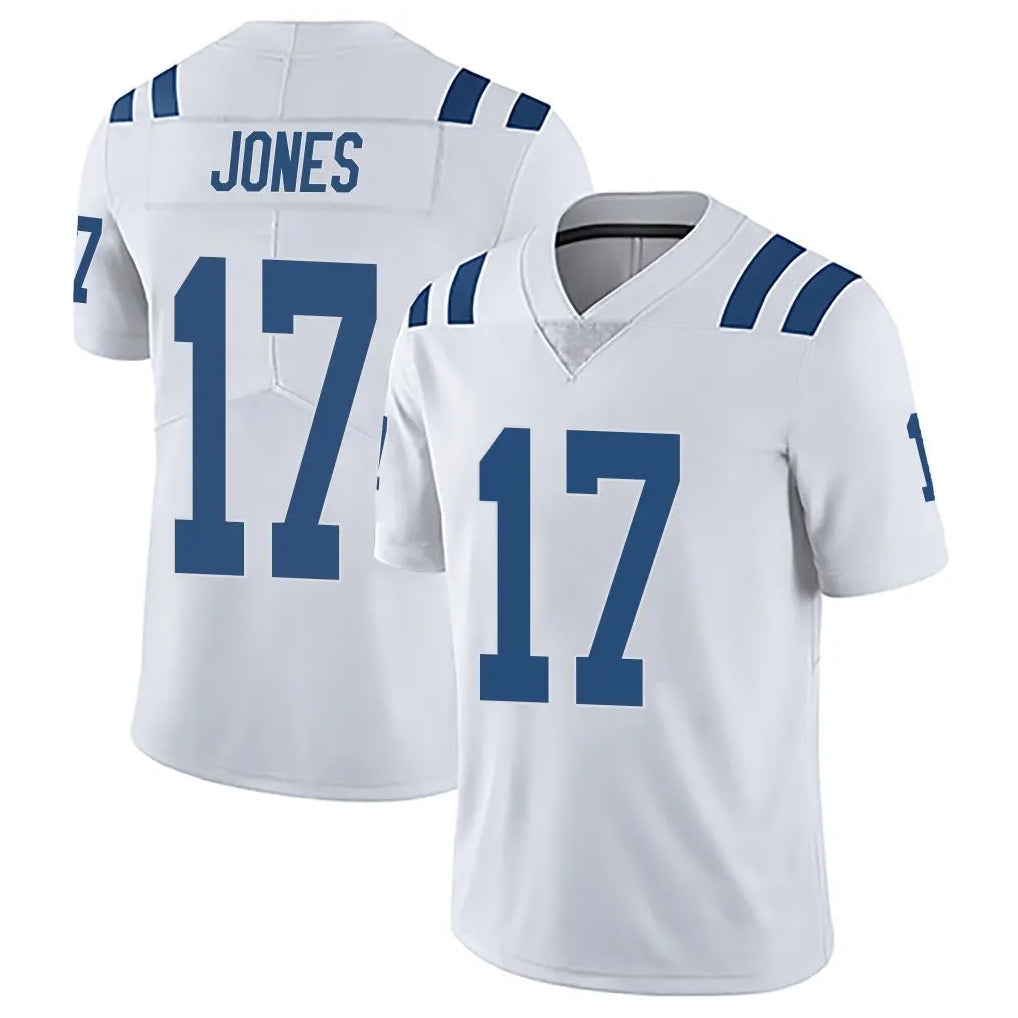 STECN IN.Colts #17 Daniel Jones Player White Limited Vapor Untouchable Home Game Stitched Jerseys