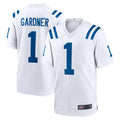 STECN IN.Colts #1 Sauce Gardner Player White Home Game Stitched Jerseys