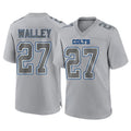 STECN IN.Colts #27 Justin Walley Player Gray Atmosphere Fashion Home Game Stitched Jerseys