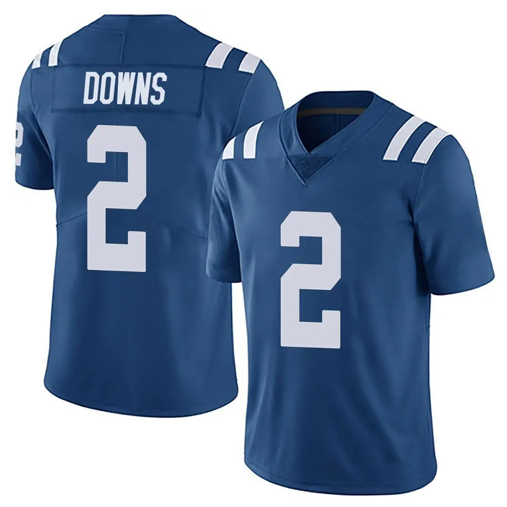 STECN IN.Colts #2 Josh Downs Player Royal Limited Vapor Untouchable Home Game Stitched Jerseys