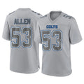 STECN IN.Colts #53 CJ Allen Player Gray Atmosphere Fashion Home Game Stitched Jerseys