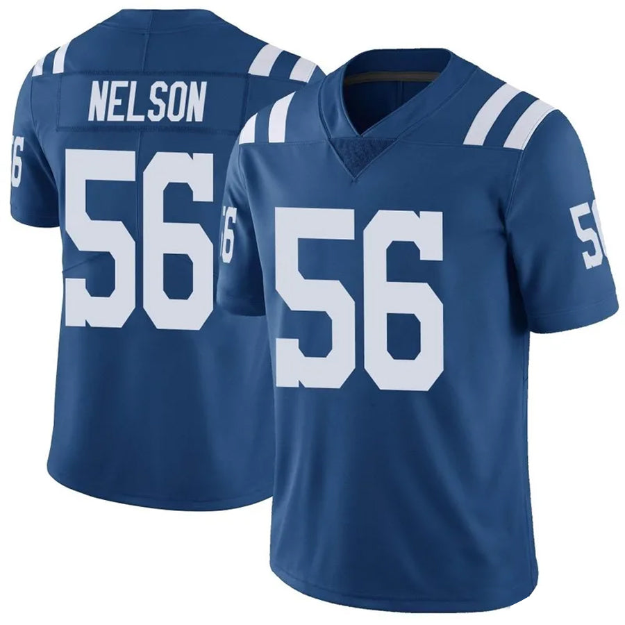 STECN IN.Colts #56 Quenton Nelson Player Blue Limited Game Stitched Jerseys