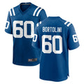 STECN IN.Colts #60 Tanor Bortolini Player Royal Home Game Stitched Jerseys