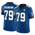 STECN IN.Colts #79 Bernhard Raimann Player Royal Limited Indiana Nights Alternate Vapor F.U.S.E. Home Game Stitched Jerseys