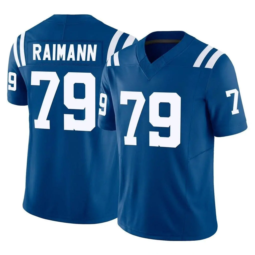 STECN IN.Colts #79 Bernhard Raimann Player Royal Limited Vapor F.U.S.E. Home Game Stitched Jerseys