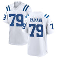 STECN IN.Colts #79 Bernhard Raimann Player White Home Game Stitched Jerseys