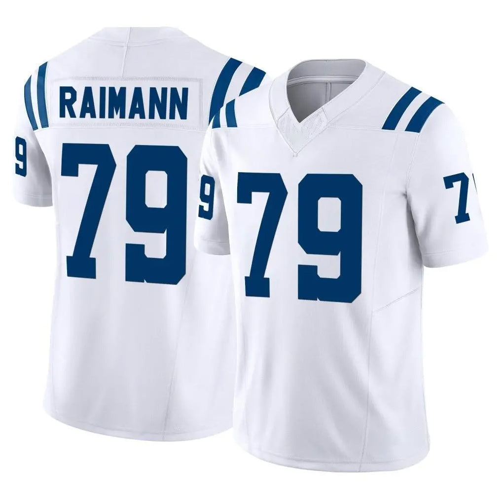 STECN IN.Colts #79 Bernhard Raimann Player White Limited Vapor F.U.S.E. Home Game Stitched Jerseys