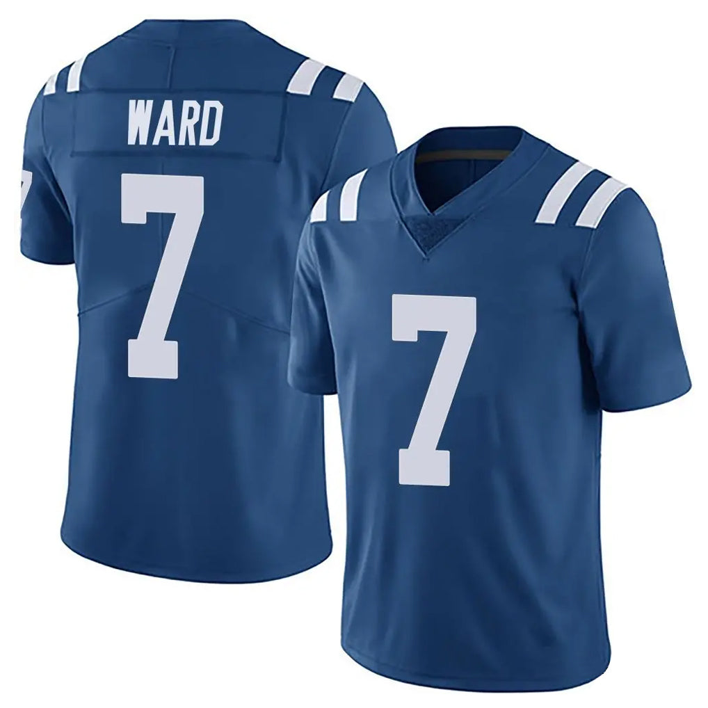 STECN IN.Colts #7 Charvarius Ward Sr. Player Royal Limited Vapor Untouchable Home Game Stitched Jerseys