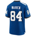 STECN IN.Colts #84 Tyler Warren Player Alternate 2 Indiana Nights Royal Stitched Jersey